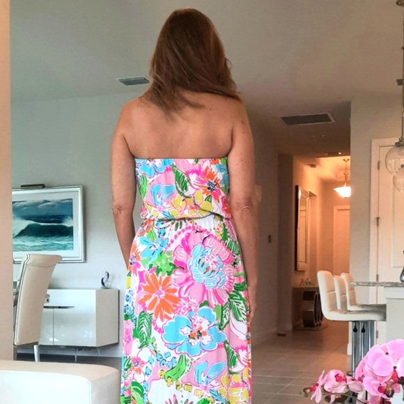 Lilly Pulitzer Floral Maxi Dress - Picture 6 of 11